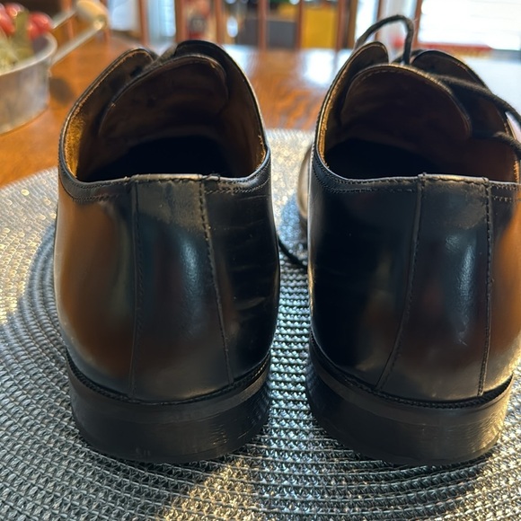FLORSHEIM Francisco Black Leather Cap-Toe Oxfords - Picture 5 of 7